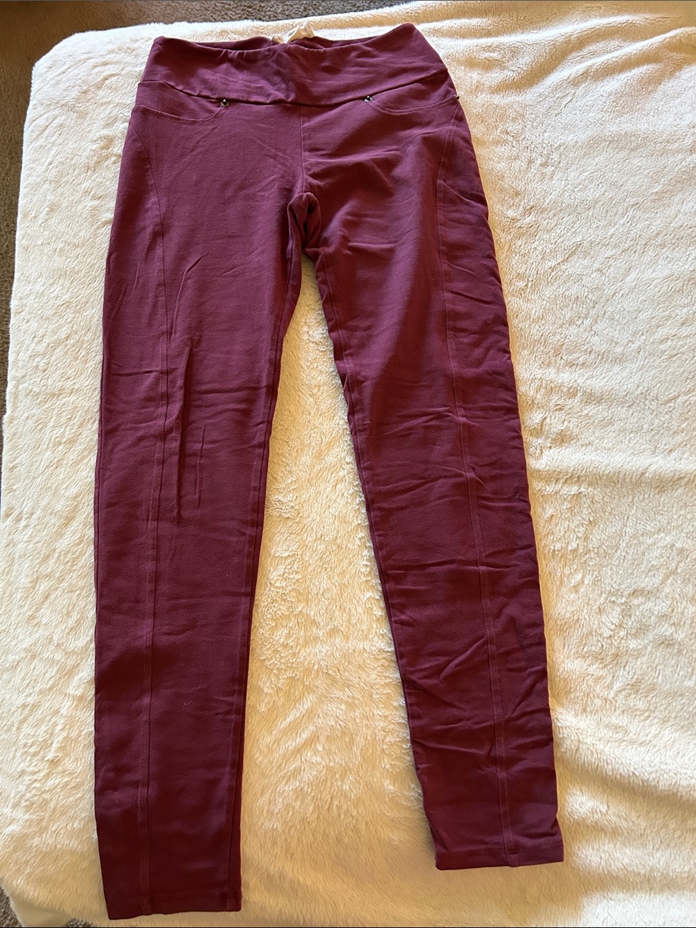 Synergy Organic Clothing Plum High-Rise Leggings